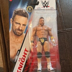WWE LA Knight Figure with Black and Gold Gear
